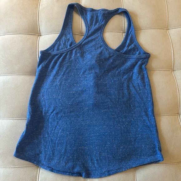 ✅ SOLD! Nike Royal Blue Swoosh Logo Cotton Half Button Racerback Tank - Picture 5 of 11